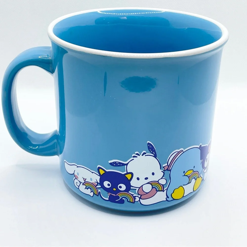 Sanrio Hello Kitty & Friends Light Blue Oversized Ceramic‎ Mug | Kawaii